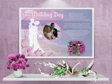 Beach Cally Lilly Personalized Wedding Art Poem Print Framed 36 x 24 Beach Cally Lilly Personalized Wedding Art Poem Print Framed